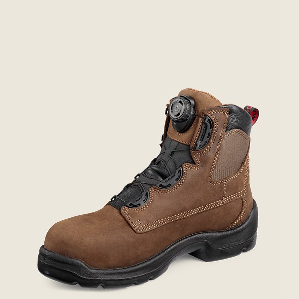 Safety Støvler Herre - Red Wing Flexbond - 6-Inch Boa® Waterproof Toe - Brune - JNOGAB-346